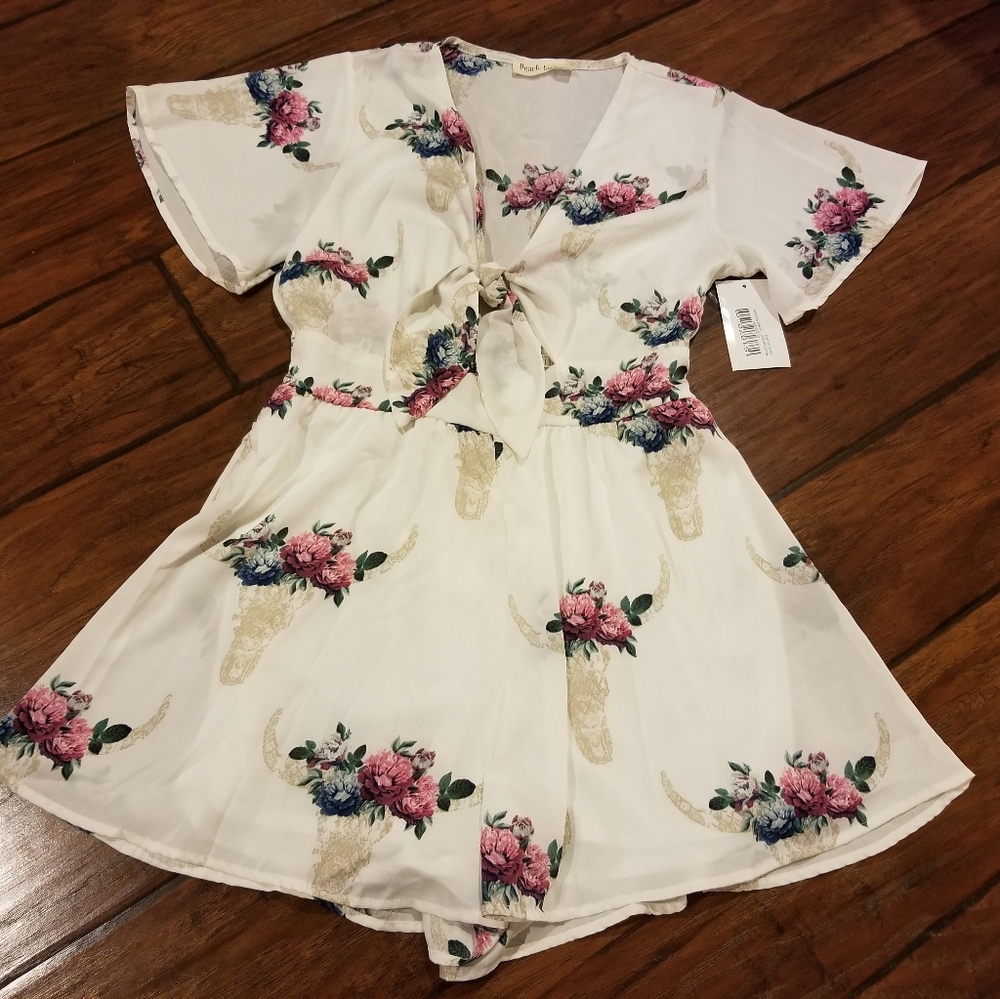 Peach Love California romper